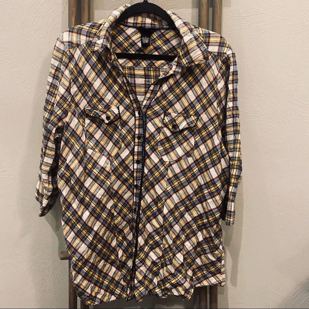 Torrid Plaid Button Down
